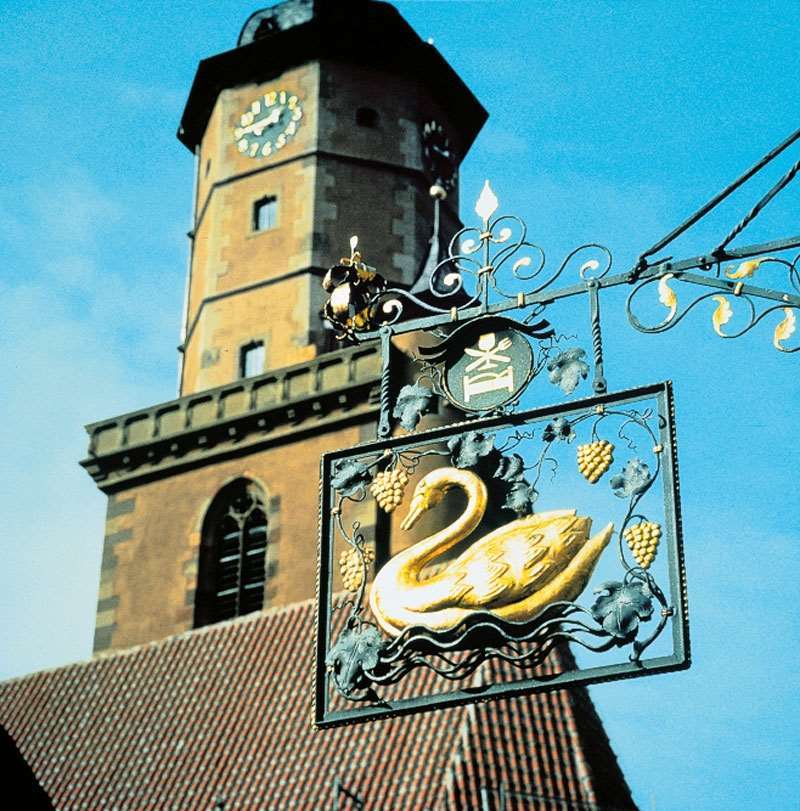 Romantik Hotel Zur Schwane フォルカッハ エクステリア 写真