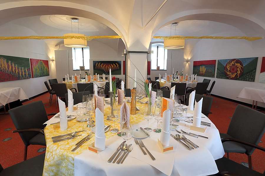 Romantik Hotel Zur Schwane フォルカッハ レストラン 写真